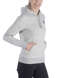 Carhartt Damen Logo Hoodie Hellgrau